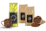 2500 g SET Zrnková káva pražená na Slovensku (Brazília + India / Peru / Kostarika + India + Brazília)