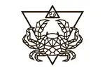 Nástenné drevené puzzle (Rak)