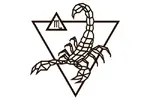 Nástenné drevené puzzle (Škorpión)