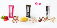 9 x 45 g Ovocné tyčinky v praktickom tubuse Pink Onion (jahoda/kakao/mango)