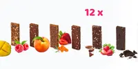 12 x 45 g Ovocné tyčinky bez obalu Pink Onion (malina/jahoda/ríbezľa/mango/kakao/broskyňa s rakytníkom)