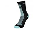 Športové antibakteriálne ponožky českej výroby MelCon Silver | Veľkosť: 35-38 | Čierna / tyrkysová