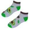 Veselé ponožky Pohodky "Avokádo" / členkový strih | Veľkosť: 35-38