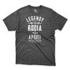 Pánske tričko "Legendy sa rodia v apríli" | Veľkosť: S | Tmavosivá