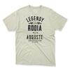 Pánske tričko "Legendy sa rodia v auguste" | Veľkosť: S | Svetlobéžová