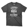 Pánske tričko "Legendy sa rodia v decembri" | Veľkosť: S | Tmavosivá