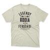 Pánske tričko "Legendy sa rodia vo februári" | Veľkosť: S | Svetlobéžová