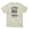 Pánske tričko "Legendy sa rodia v januári" | Veľkosť: S | Svetlobéžová