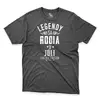 Pánske tričko "Legendy sa rodia v júli" | Veľkosť: S | Tmavosivá