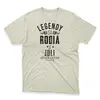 Pánske tričko "Legendy sa rodia v júli" | Veľkosť: S | Svetlobéžová
