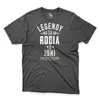 Pánske tričko "Legendy sa rodia v júni" | Veľkosť: S | Tmavosivá