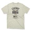 Pánske tričko "Legendy sa rodia v máji" | Veľkosť: S | Svetlobéžová