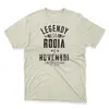 Pánske tričko "Legendy sa rodia v novembri" | Veľkosť: S | Svetlobéžová