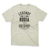 Pánske tričko "Legendy sa rodia v októbri" | Veľkosť: S | Svetlobéžová