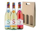 3 × 0,75 l MIX šumivých vín značky Solegro v darčekovom balení