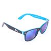 Čierno-modré okuliare Kašmir Wayfarer W16 - modré zrkadlové sklá