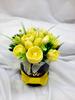 Mydlová kytica v darčekovom boxe 10345 (tulipány) | Žltá