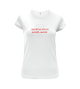 Dámske tričko s potlačou "Nebolo by 1/2 deci, dať si 1 odveci" | Veľkosť: S | Biela