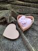10 g Ručne vyrobené srdcové mydlo s nápisom 10351 "I love you" (ružová)