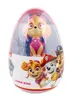 3 x 10 g Cukrík a hračka 2v1: 3D Reliéfové vajíčko Paw Patrol Large Egg "Skye"