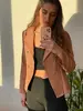 Dámsky blejzer s dlhým rukávom | Veľkosť: S | Béžová / nude