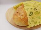 Ekologické voskové vrecko na chlieb "Lístky" | Veľkosť: 50 x 30 cm