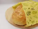 Ekologické voskové vrecko na chlieb "Lístky" | Veľkosť: 50 x 30 cm