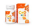 Výživový doplnok pre deti "Vitamín C 250 mg +D 400 IU KIDS" | Balenie: 30 cmúľacích tabliet