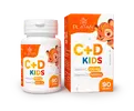 90 tbl. Výživový doplnok pre deti "Vitamín C 250 mg +D 400 IU KIDS"