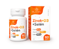 90 tbl. Výživový doplnok "Zinok 25 mg + vitamín D 2000 IU + selén 100μg"