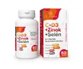 60 tbl. Výživový doplnok "Vitamín C 1000 mg +D 2000 IU + zinok 20 mg + selén100 µg"