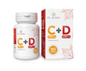 Výživový doplnok "Vitamín C 1000 mg +D 2000 IU" | Balenie: 30 tabliet