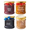 4 x 205 g Balíček NAJOBĽÚBENEJŠIE NETRADIČNÉ (čučoriedka-čokoláda / malina-chilli / hruška-vanilka / mango-maracuja) | Balenie: bez darčekovej krabičky