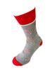 Bláznivé pánske ponožky "Lízatka" | Veľkosť: 40-43 | Sivá
