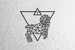 Nástenné drevené puzzle (znamenie Baran)