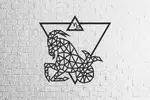 Nástenné drevené puzzle (znamenie Kozorožec)
