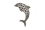 Nástenné drevené puzzle (Delfín)