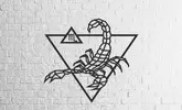 Nástenné drevené puzzle (znamenie Škorpión)