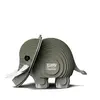 Farebné 3D puzzle z ekologicky hrubého kartónu "Slon"