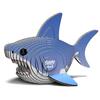 Farebné 3D puzzle z ekologicky hrubého kartónu "Žralok"