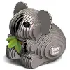 Farebné 3D puzzle z ekologicky hrubého kartónu "Koala"