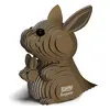 Farebné 3D puzzle z ekologicky hrubého kartónu "Klokan"