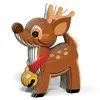 Farebné 3D puzzle z ekologicky hrubého kartónu "Sob"