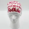 Obojstranná čiapka Folkies "Vtáčiky" | Veľkosť: S/M | Biela / červená
