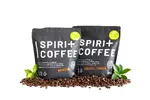 2 x 250 g BIO Zrnková káva Spirit Coffee (Brazil + Brazil/India)