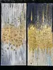 Obraz od slovenskej maliarky Lenky Kresáčovej "Diptych/abstrakt"