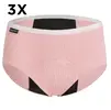 3 x Dámske absorpčné nohavičky CALY 2 | Veľkosť: XS | Ružová