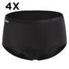 4 x Dámske absorpčné nohavičky MONA | Veľkosť: XXS | Čierna