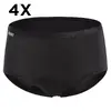 4 x Dámske absorpčné nohavičky MONA | Veľkosť: XXS | Čierna