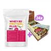 1 x 1000 g Whey 82 Protein Plus + 24 x 50 g Proteínová tyčinka s kolagénom Gam´s (vanilka/mix príchutí)